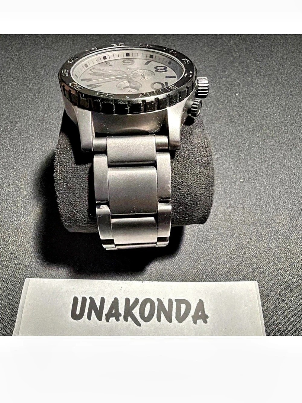 Nixon The 51-30 CHRONO Gunmetal 300m Analogue Divers Stainless Steel Men's watch - Picture 5 of 14